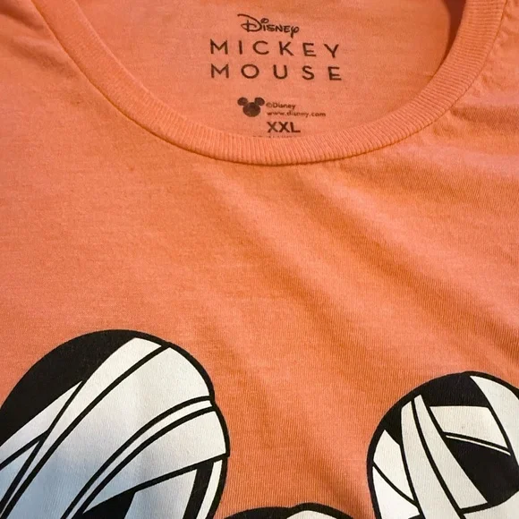 Disney 'Mickey Mouse' Mummy Graphic T-shirt Unisex Size XXL - Picture 3 of 4